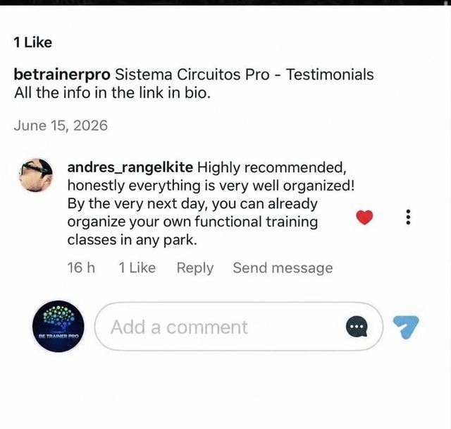 Testimonial from Andrés