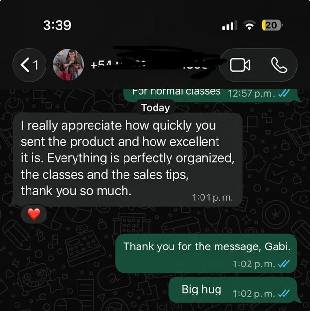 Testimonial from Gabi