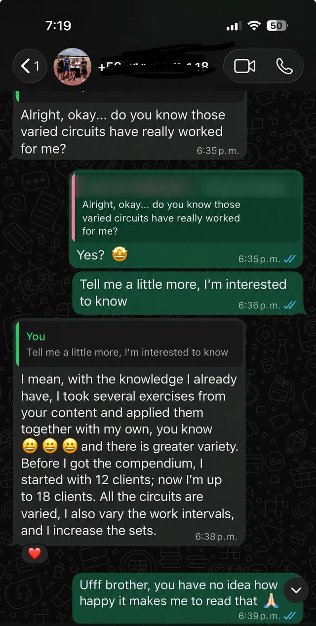 Testimonial from Héctor